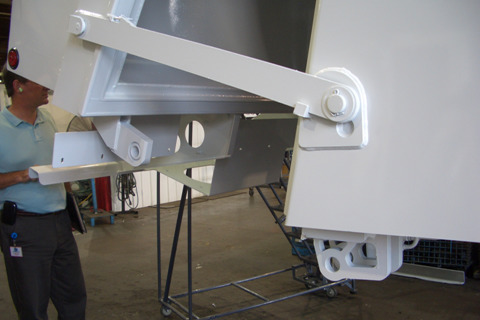 Machined, Cast, Burned & Welded Steel Fabrication of Tailgate Components