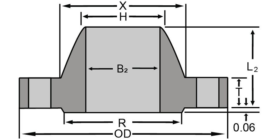ANSI B16.1 125 Weldneck